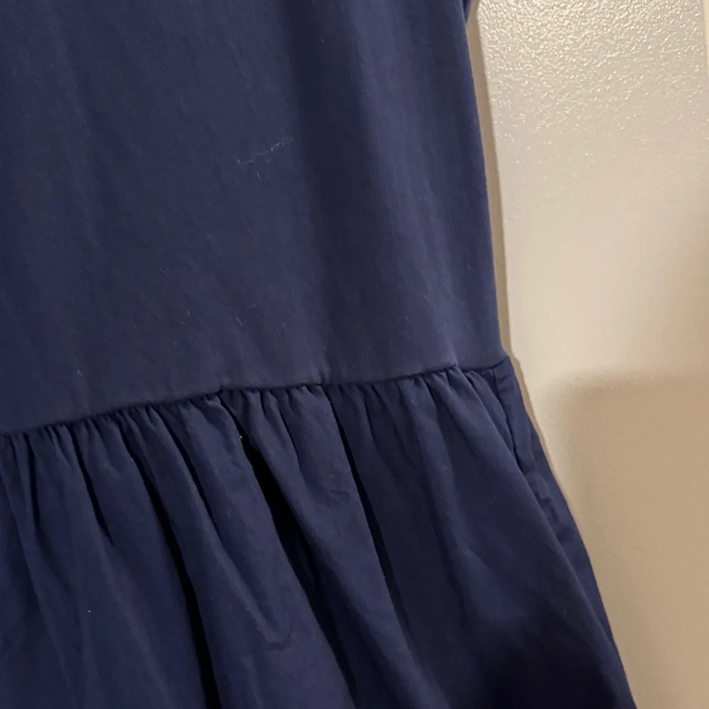 J. Crew Factory Navy Casual Dress - Picture 4 of 6